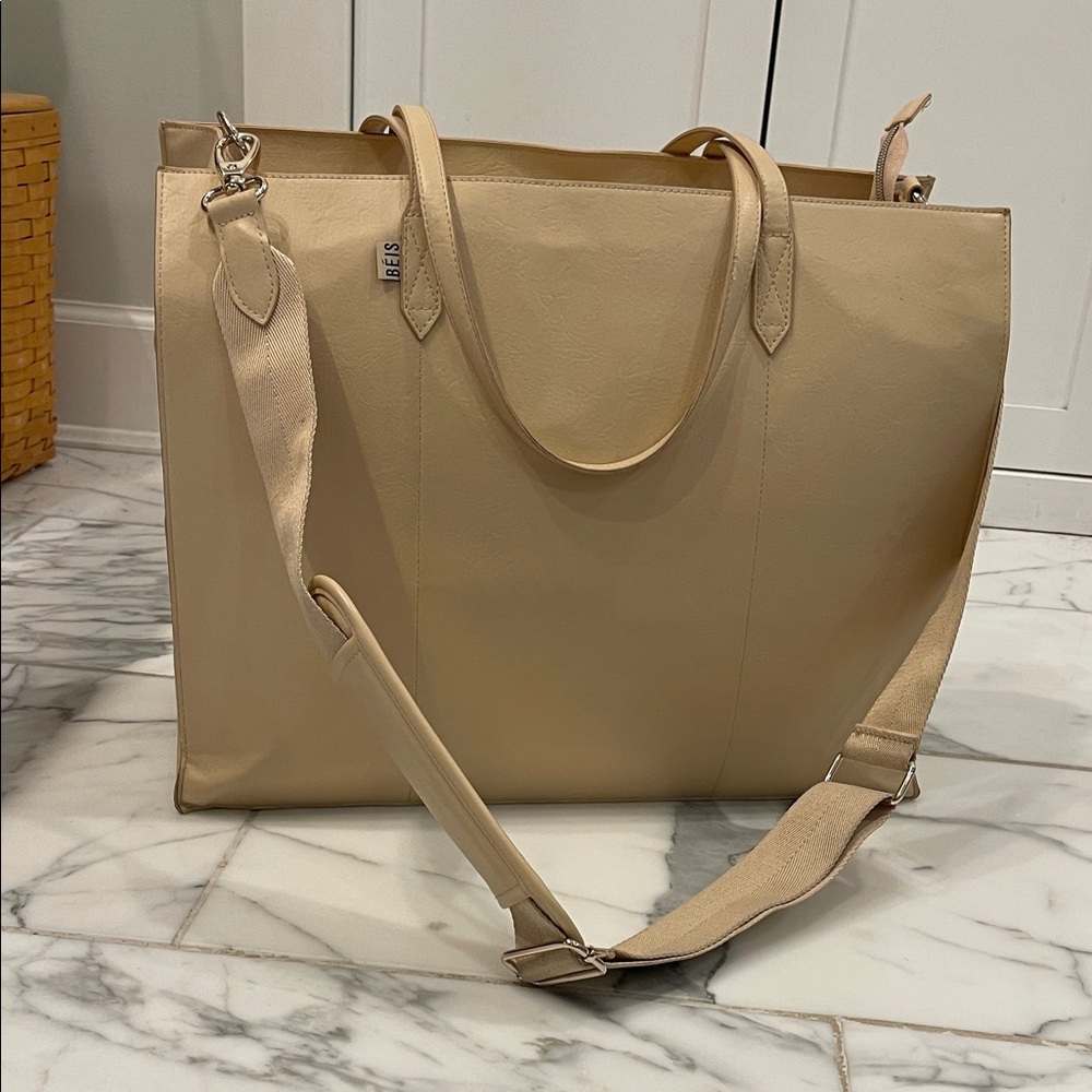 BEIS Tan Tote Bag